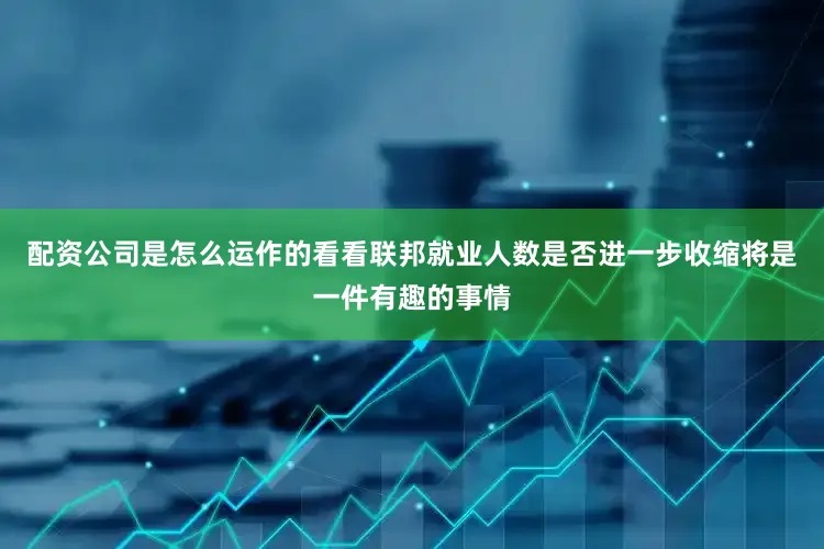 配资公司是怎么运作的看看联邦就业人数是否进一步收缩将是一件有趣的事情