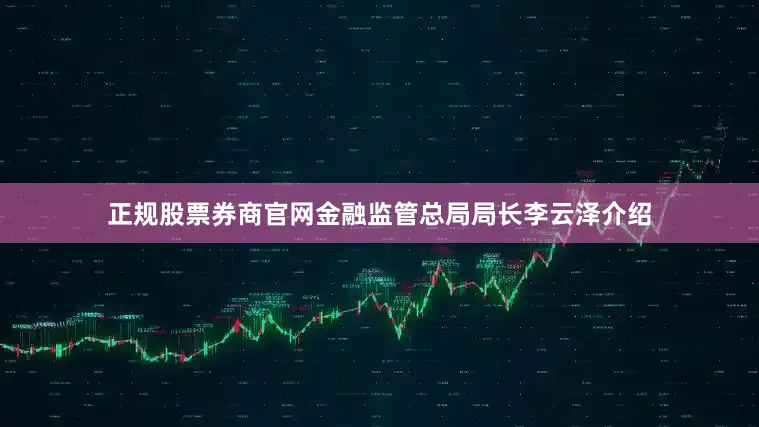 正规股票券商官网金融监管总局局长李云泽介绍